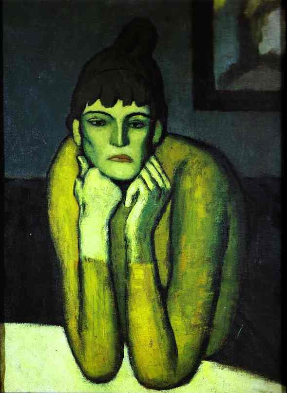 Picasso Woman with chignon 1901